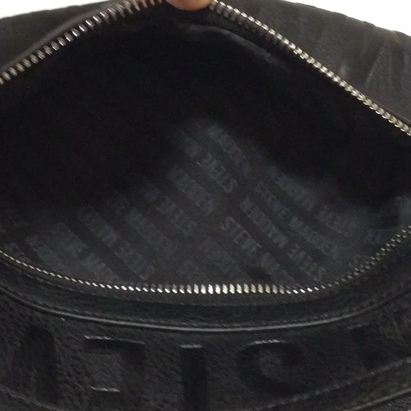 EUC Black and Silver Steve Madden Monogram Backpack - Picture 8 of 15